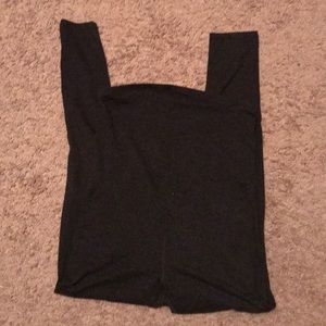 Grey maternity leggings